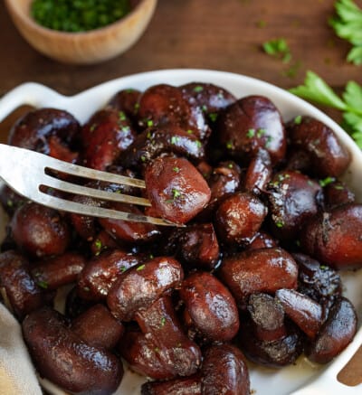 Red Wine Mushrooms - I Am Homesteader