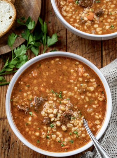 Beef Barley Soup - I Am Homesteader