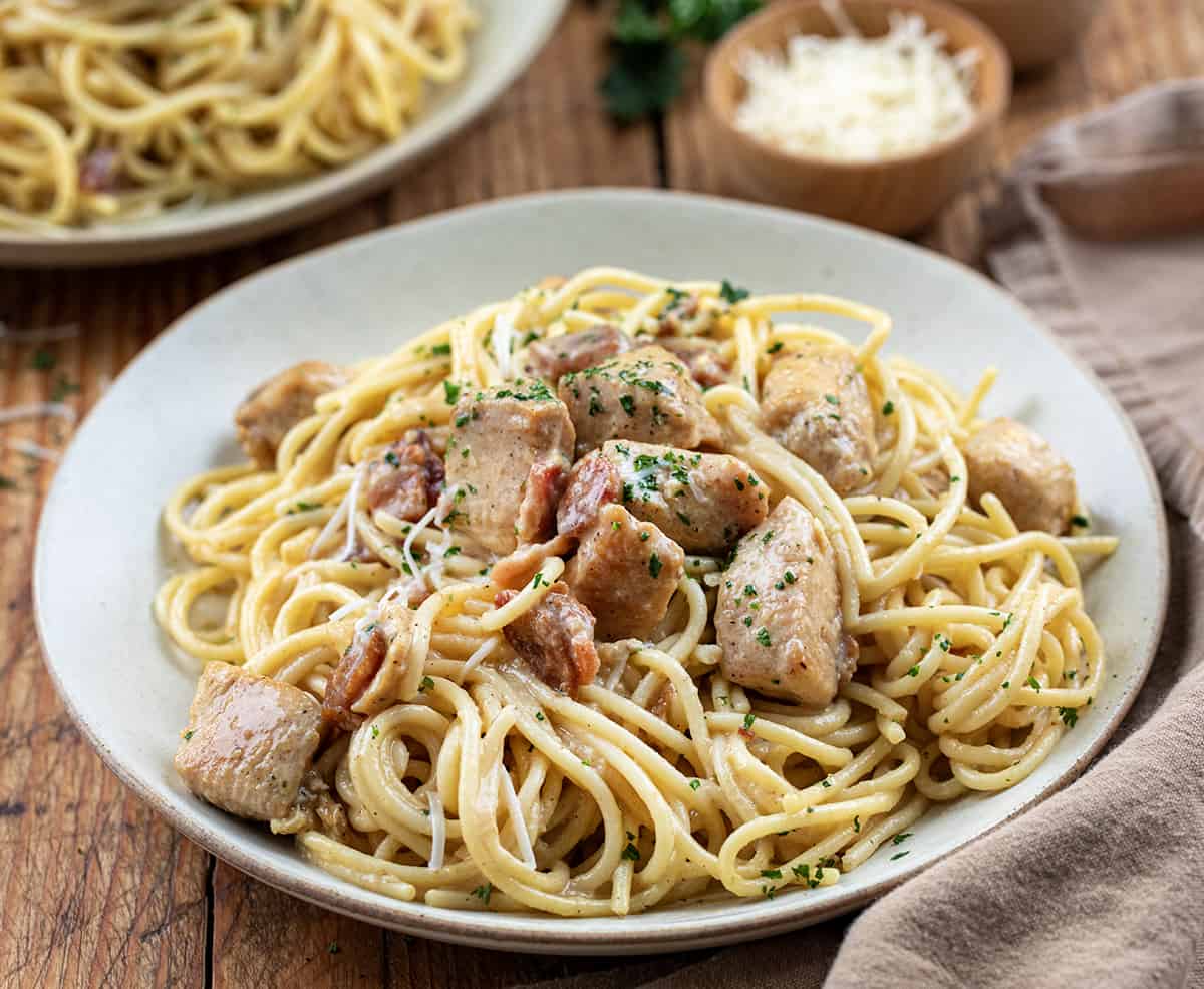 Chicken Carbonara - I Am Homesteader