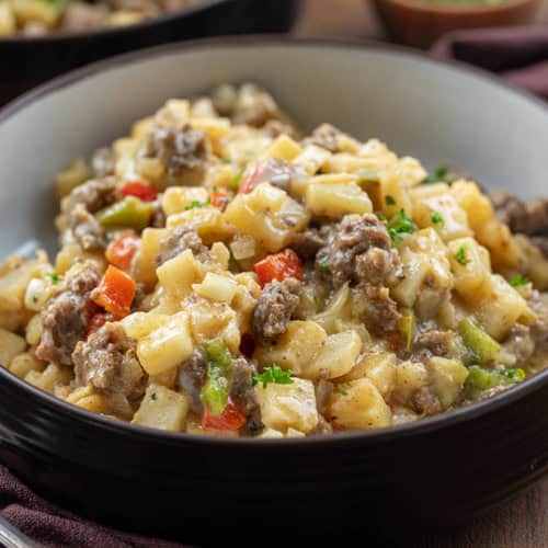 Easy Hamburger Rice Casserole - I Am Homesteader