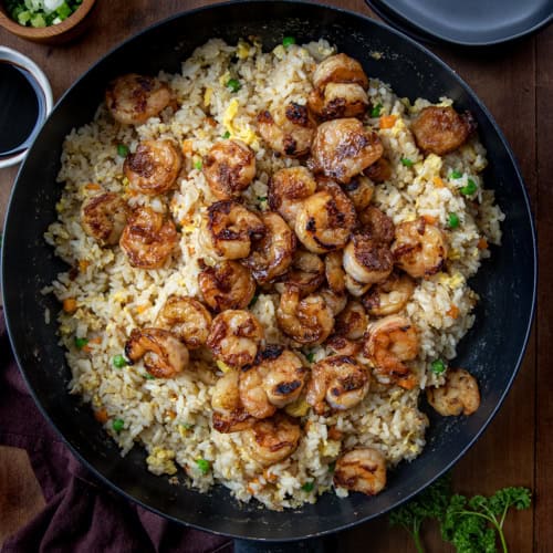 Shrimp Fried Rice - I Am Homesteader