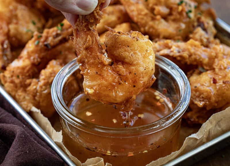 Hot Honey Fried Shrimp - I Am Homesteader