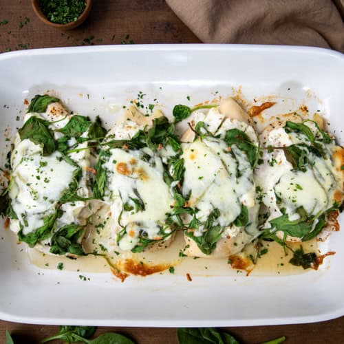 Chicken Spinach Bake - I Am Homesteader