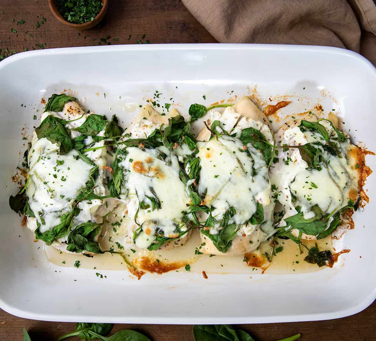 Chicken Spinach Bake-image