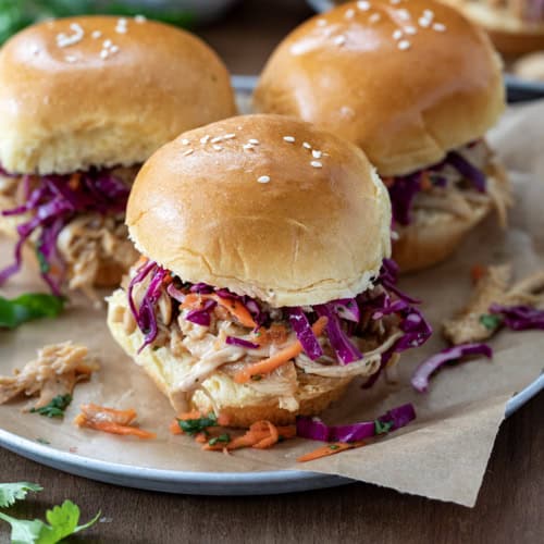 Honey Garlic Chicken Sliders - I Am Homesteader