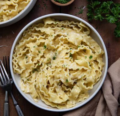 Roasted Garlic Carbonara - I Am Homesteader