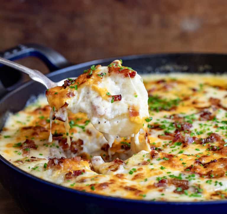 Loaded Scalloped Potatoes - I Am Homesteader