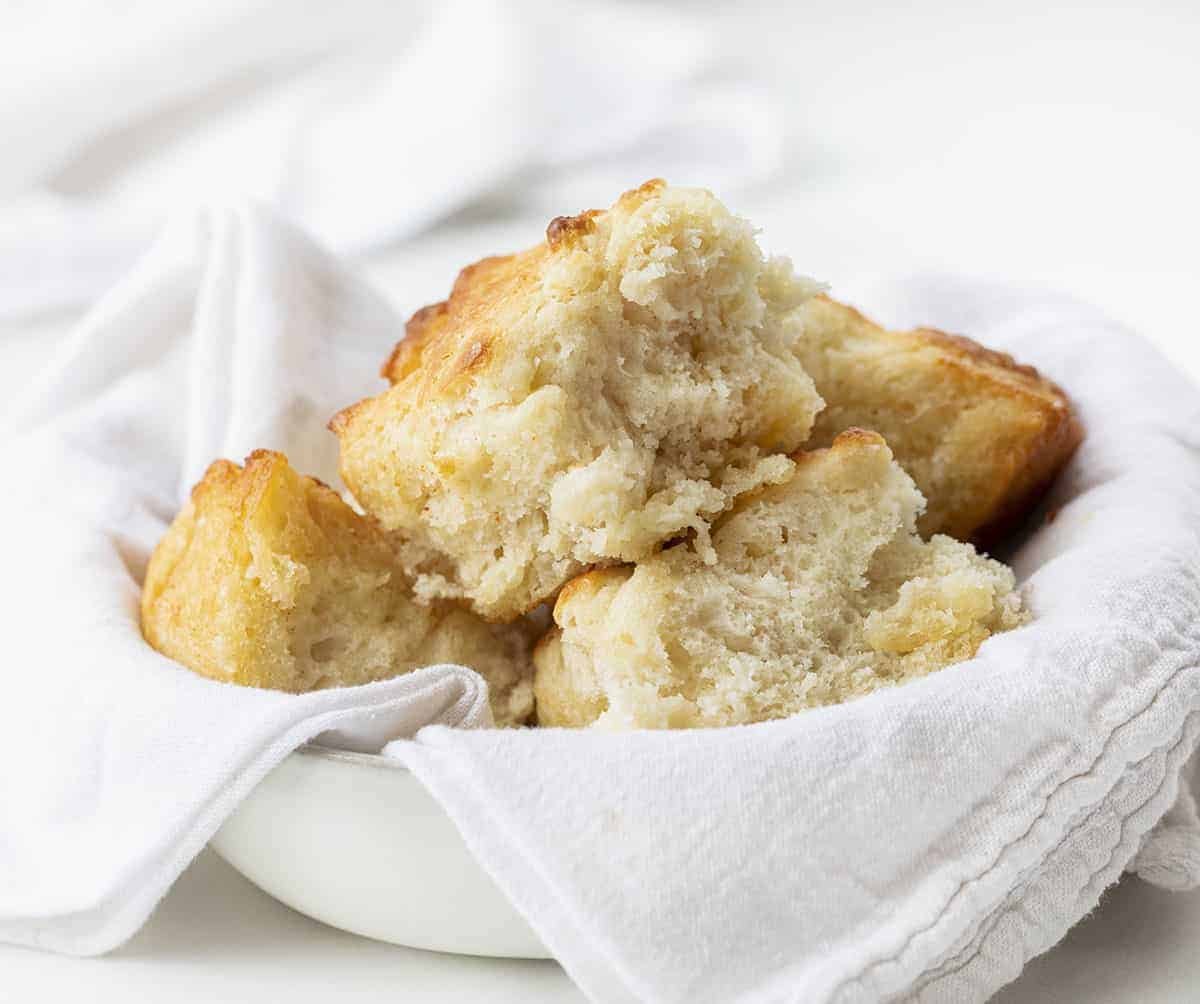 Basket of butter swim biscuits