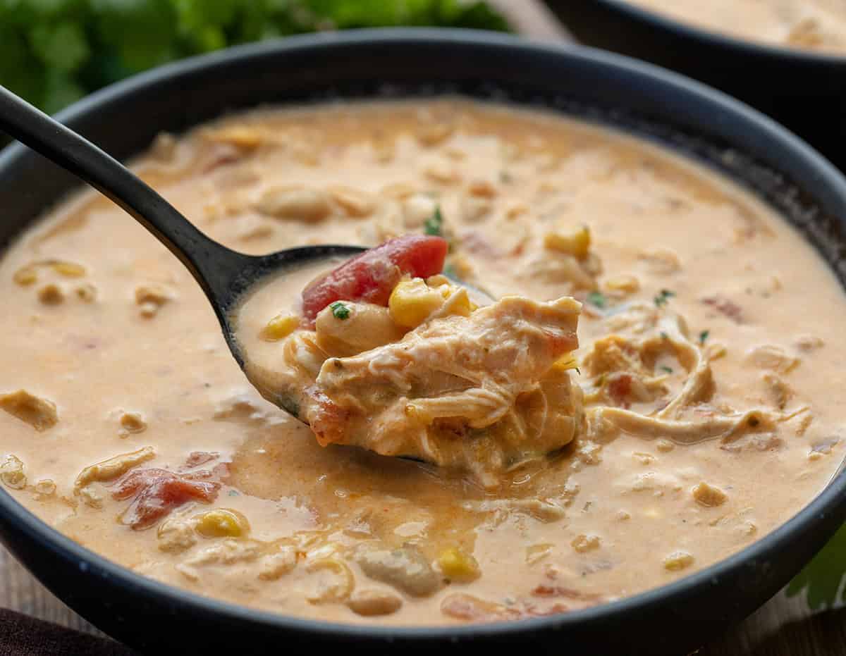 Spoonful of Slow Cooker Buffalo Chicken Soup Spoonful of Slow Cooker Buffalo Chicken Soup.
